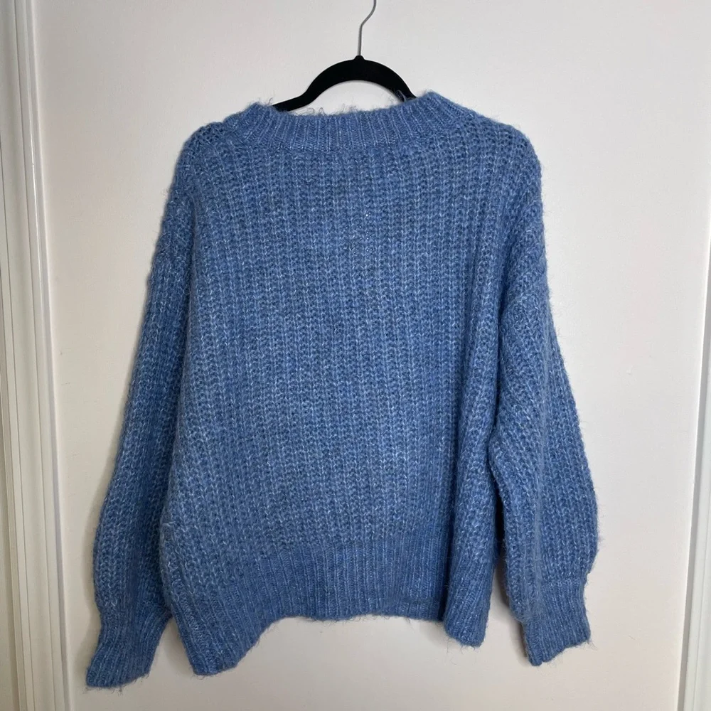 Ava & Viv (Target) Blue Chunky Knit Cardigan - Picture 5 of 8